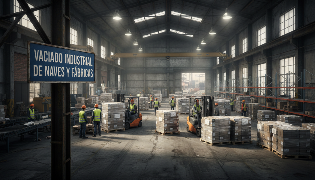 Vaciado Industrial de Naves y Fábricas