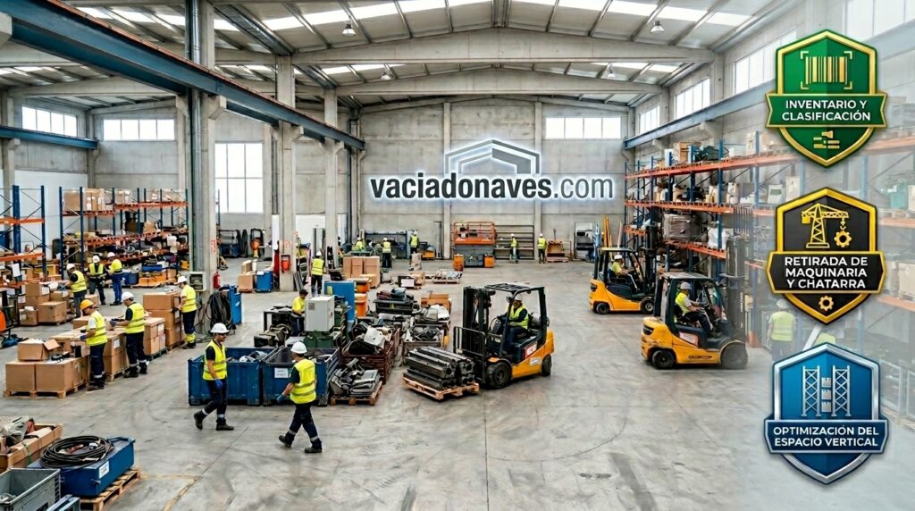 Cómo liberar espacio en una nave industrial de forma eficiente