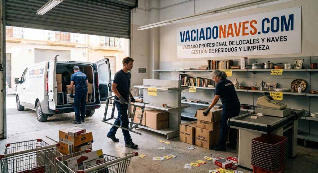 Servicio de vaciado de locales comerciales