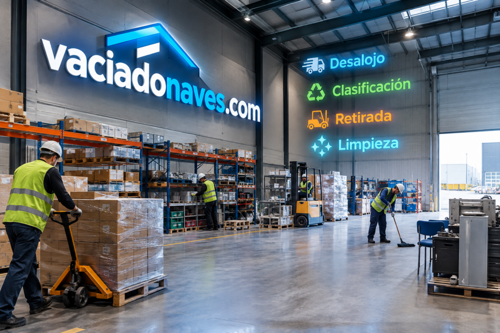 Desalojo y vaciado de naves en polígonos industriales guía práctica