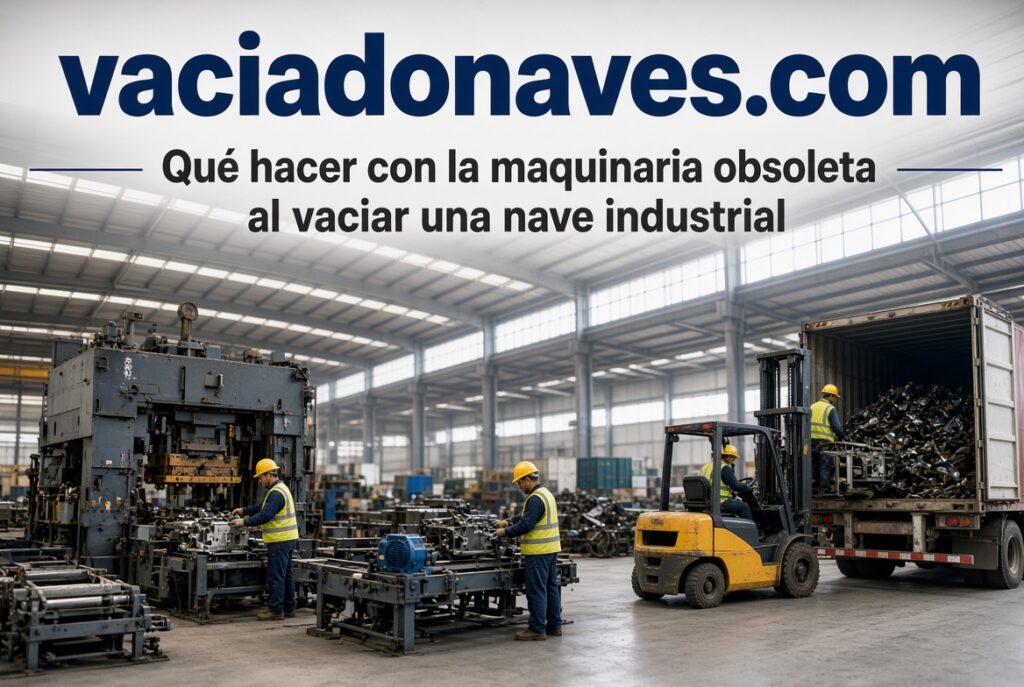 Qué hacer con la maquinaria obsoleta al vaciar una nave industrial